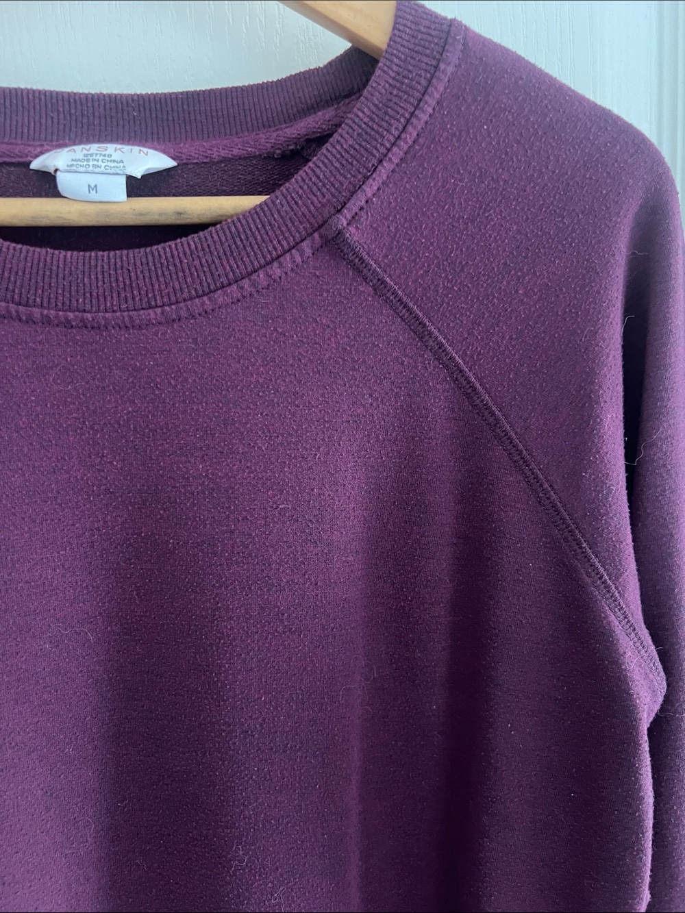 Danskin Plum Crewneck Sweatshirt